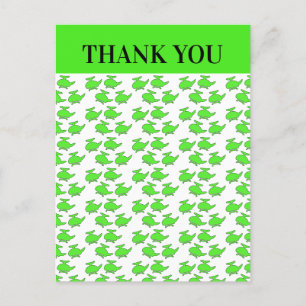 Helicopter Birthday Party Thank You Postcard