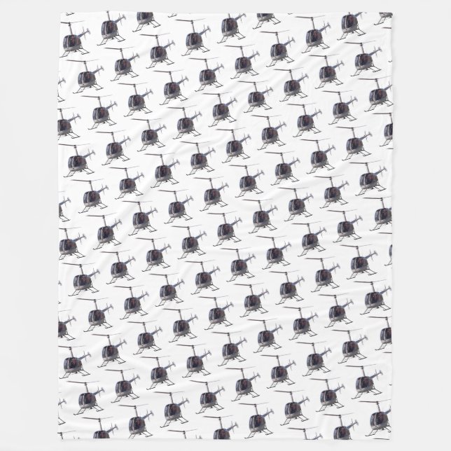 Helicopter Blanket Cool Custom Helicopter Blanket (Front)