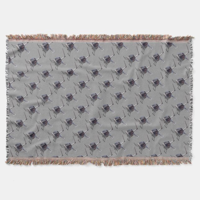 Helicopter Blanket Helicopter Throw Blankets Gifts (Front)