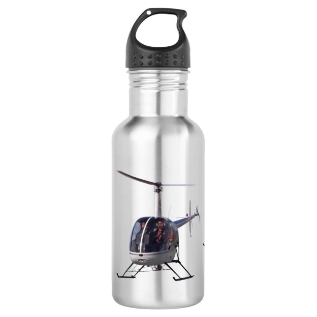 Helicopter Bottle Cool Helicopter Water Bottle (Front)