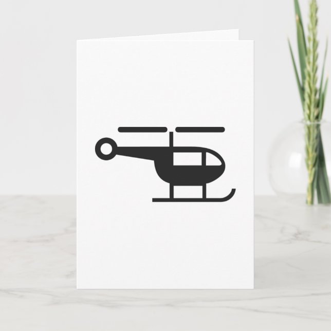 Helicopter Card (Front)