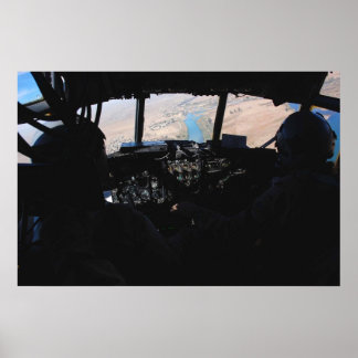 Helicopter Cockpit Poster