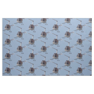 Helicopter Fabric Flying Helicopter Custom Fabric