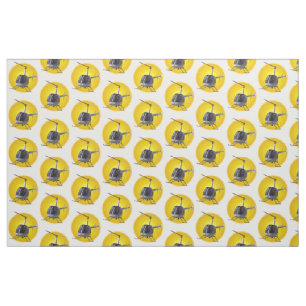 Helicopter Fabric Flying Helicopter Custom Fabric