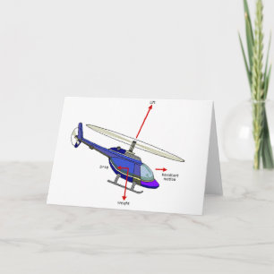 Helicopter Flight Diagram Card