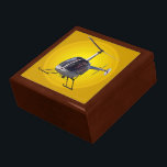 Helicopter Gift Box Cool Helicopter Jewerly Box<br><div class="desc">Helicopter Gift Box Helicopter Jewellery Box Helicopter Keepsake Boxes & Helicopter Gifts for Men, Women, Kids, Home & Office Friends Family Helicopter Boxes, Decorations Chopper Enthusiasts Jewellery Box Aviation Gift Box Memento & Keepsake Box Helicopter Pilot Gift Box Design by Artist / Designer Kim Hunter. See www.kimhunter.ca for more Helicopter...</div>