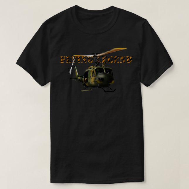 Helicopter Huey T-Shirt (Design Front)