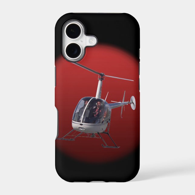 Helicopter iPhone 5 Case Cool Chopper Pilot Cases (Back)