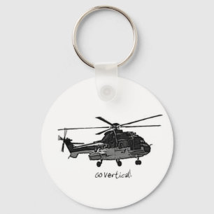 Helicopter Key Chain
