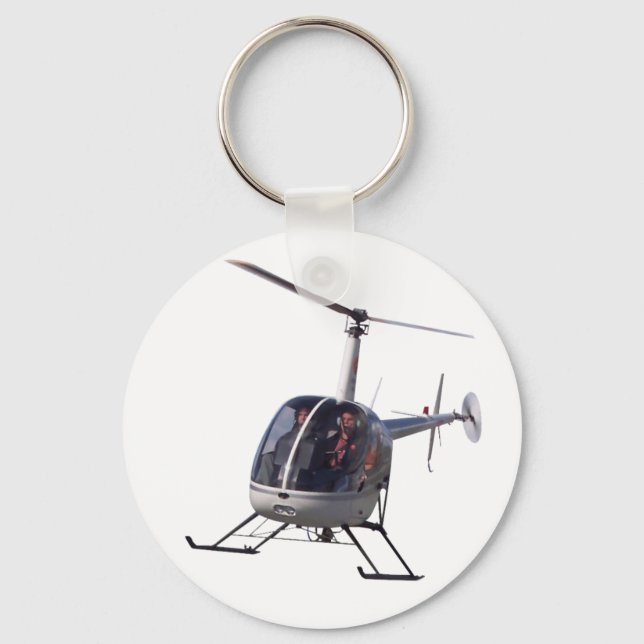 Helicopter Key Chain Keepsake & Helicopter Gifts (Front)