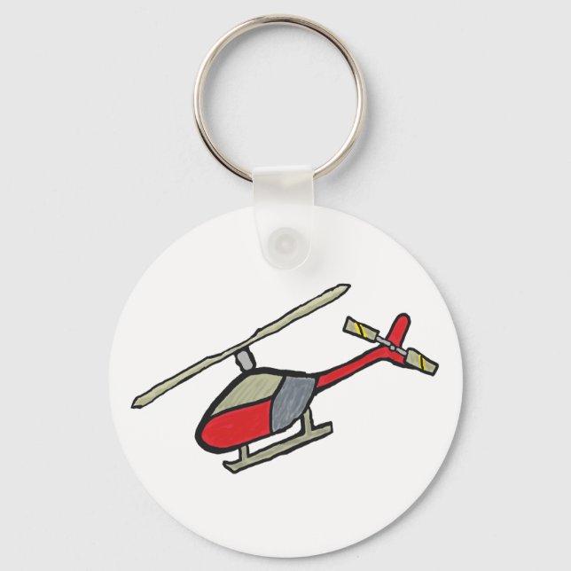 Helicopter Key Ring (Front)