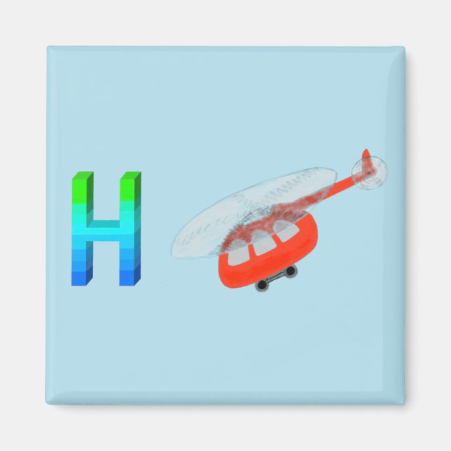 Helicopter Magnet (Front)