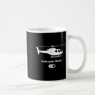 Helicopter Mode On - Funny Aeroplane Aviation Desi Coffee Mug