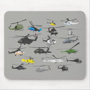 Helicopter Mouse Pad