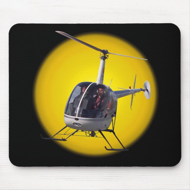 Helicopter Mousepad & Keepsakes Helicopter Gifts (Front)