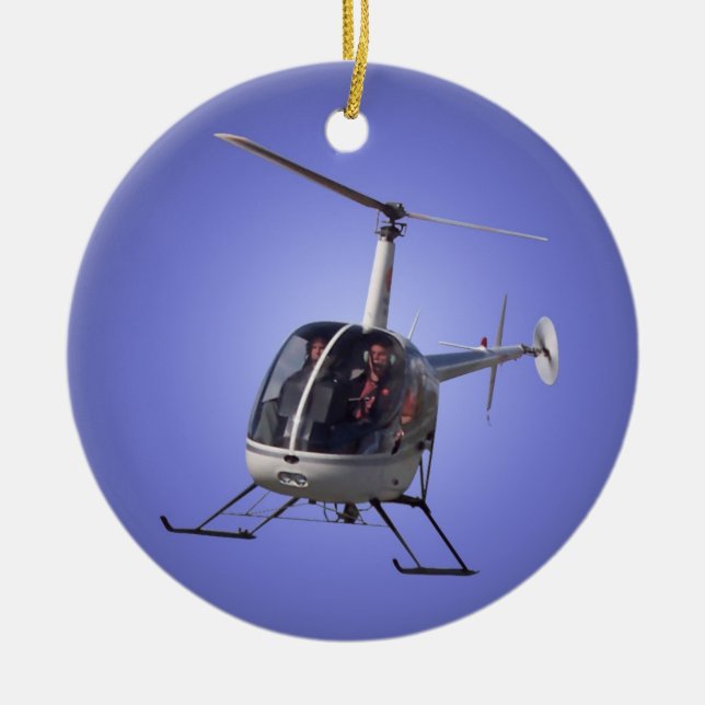 Helicopter Ornament Cool Helicopter Keepsake (Front)
