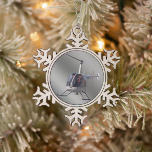 Helicopter Ornament Personalise Chopper Decoration