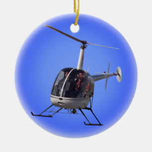 Helicopter Ornament Personalised Chopper Decoratio