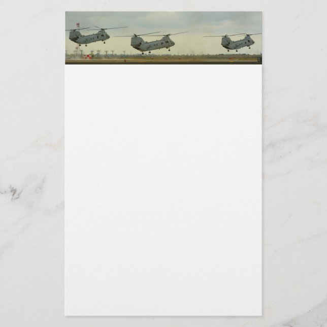 Helicopter Pad Stationery (Front)