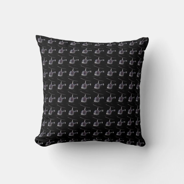 Helicopter Pillow Cool Flying Helicopter Pillow (Front)