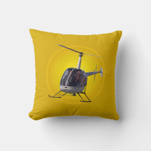 Helicopter Pillow Cool Flying Helicopter Pillow