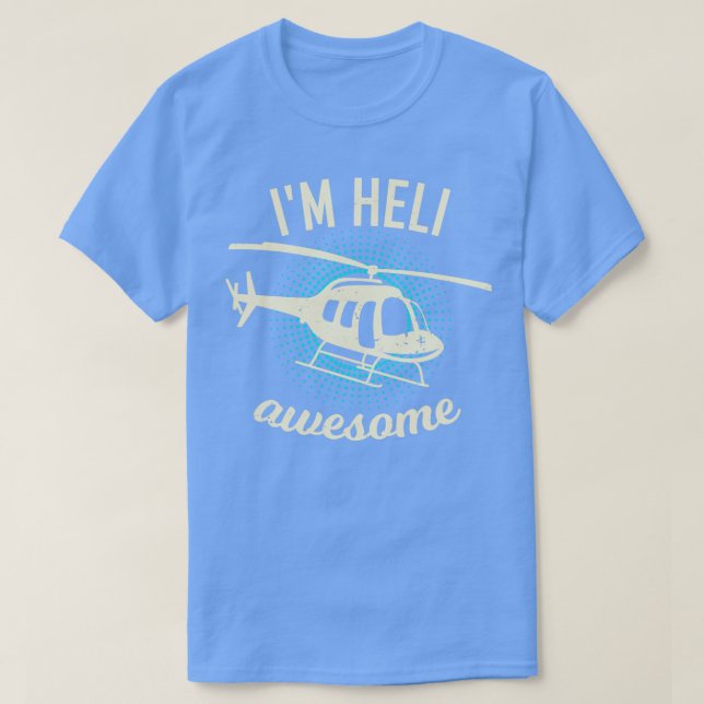 Helicopter Pilot Heli RC Chopper Gift  T-Shirt (Design Front)