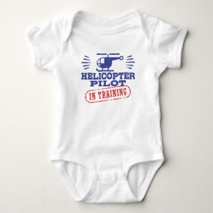 Helicopter Pilot In Training Baby Bodysuit