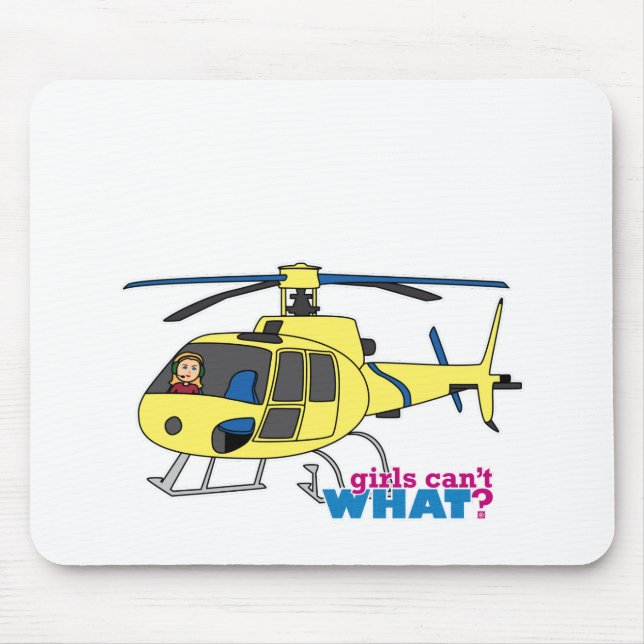 Helicopter Pilot Mouse Mat (Front)