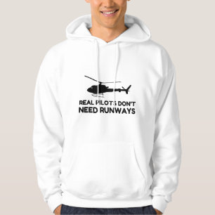 Helicopter PILOT RUNWAYS Hoodie
