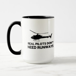 Helicopter PILOT RUNWAYS Mug