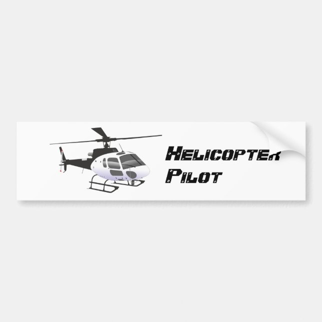 Helicopter Pilot Sticker (Front)