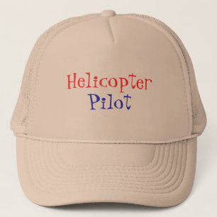 Helicopter, Pilot Trucker Hat