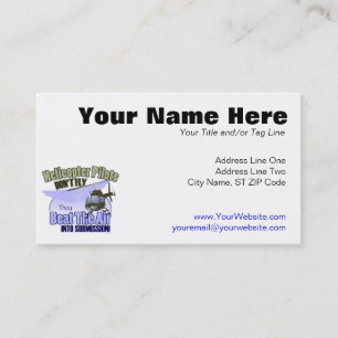 Helicopter Pilots Don't Fly... [OH-58] Business Card