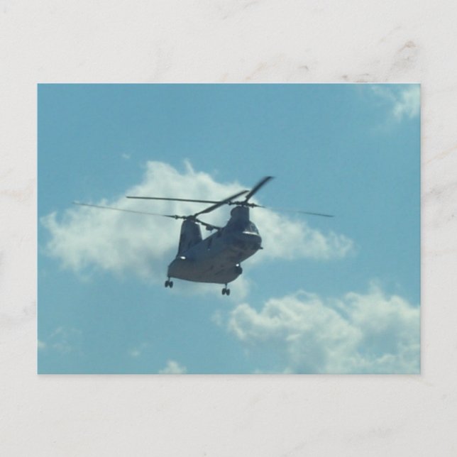 Helicopter Postcard (Front)