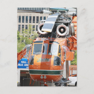 helicopter postcard