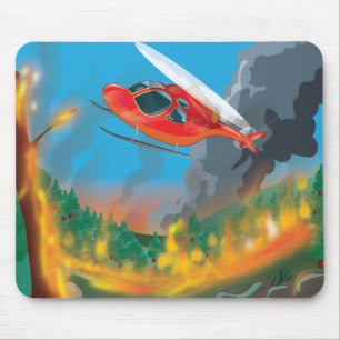 Helicopter Rescue Mouse Mat