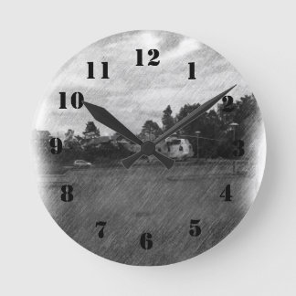 Helicopter Round Clock