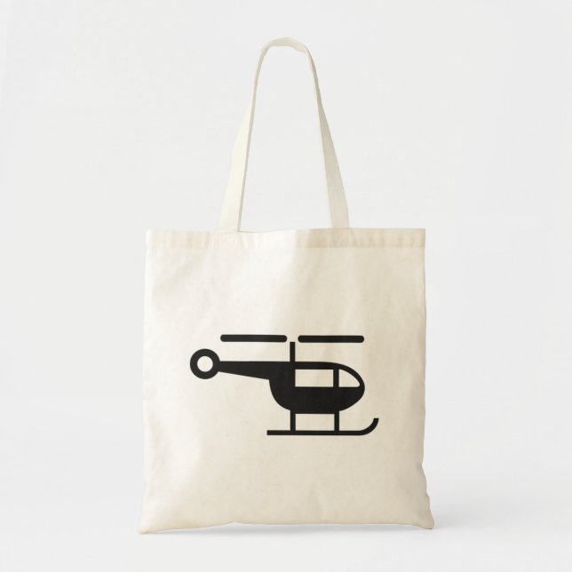 Helicopter Tote Bag (Front)