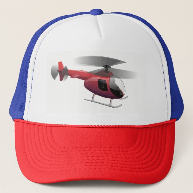 Helicopter Trucker Hat (Front)