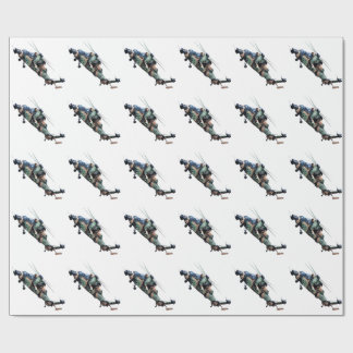 Helicopters Wrapping Paper