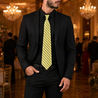 Helior Regent | Luxury Ivory & Gold Striped Tie