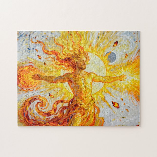 Helios God of the Sun from Greek Mythology Jigsaw Puzzle (Horizontal)