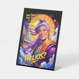 Helios. Pedestal Sign