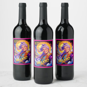 Helios. Wine Label