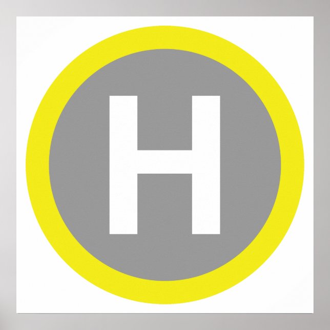 Helipad Sign (Front)