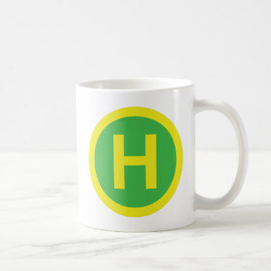 Helipad Sign Coffee Mug