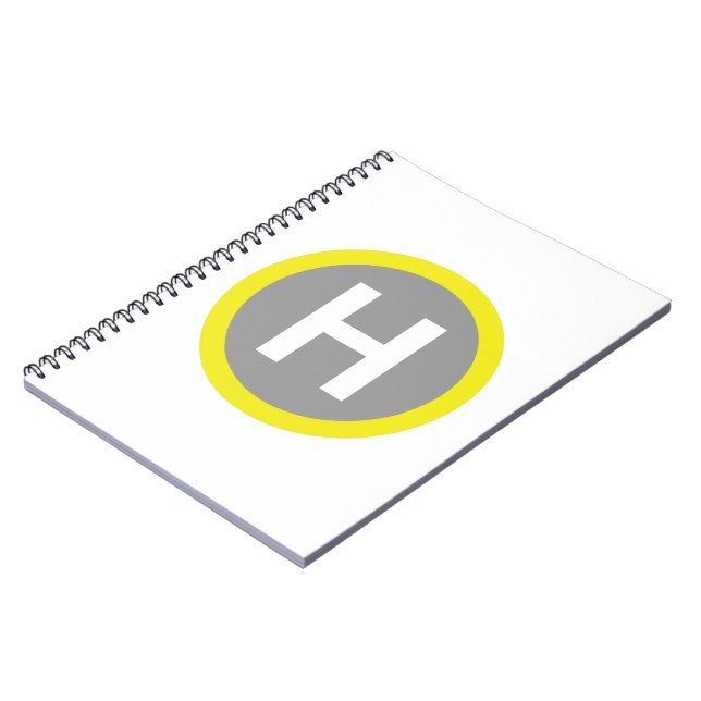 Helipad Sign Notebook (Left Side)