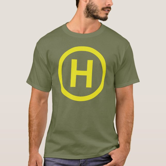 Helipad Sign T-Shirt (Front)