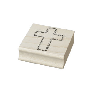 helix cross art stamp