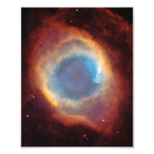 Helix Nebula by Hubble Photo Print
